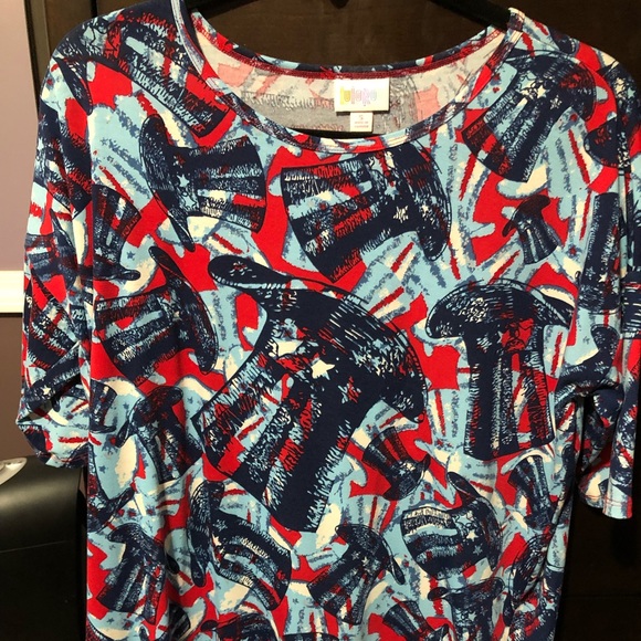 S LuLaRoe Americana Irma - Picture 1 of 3